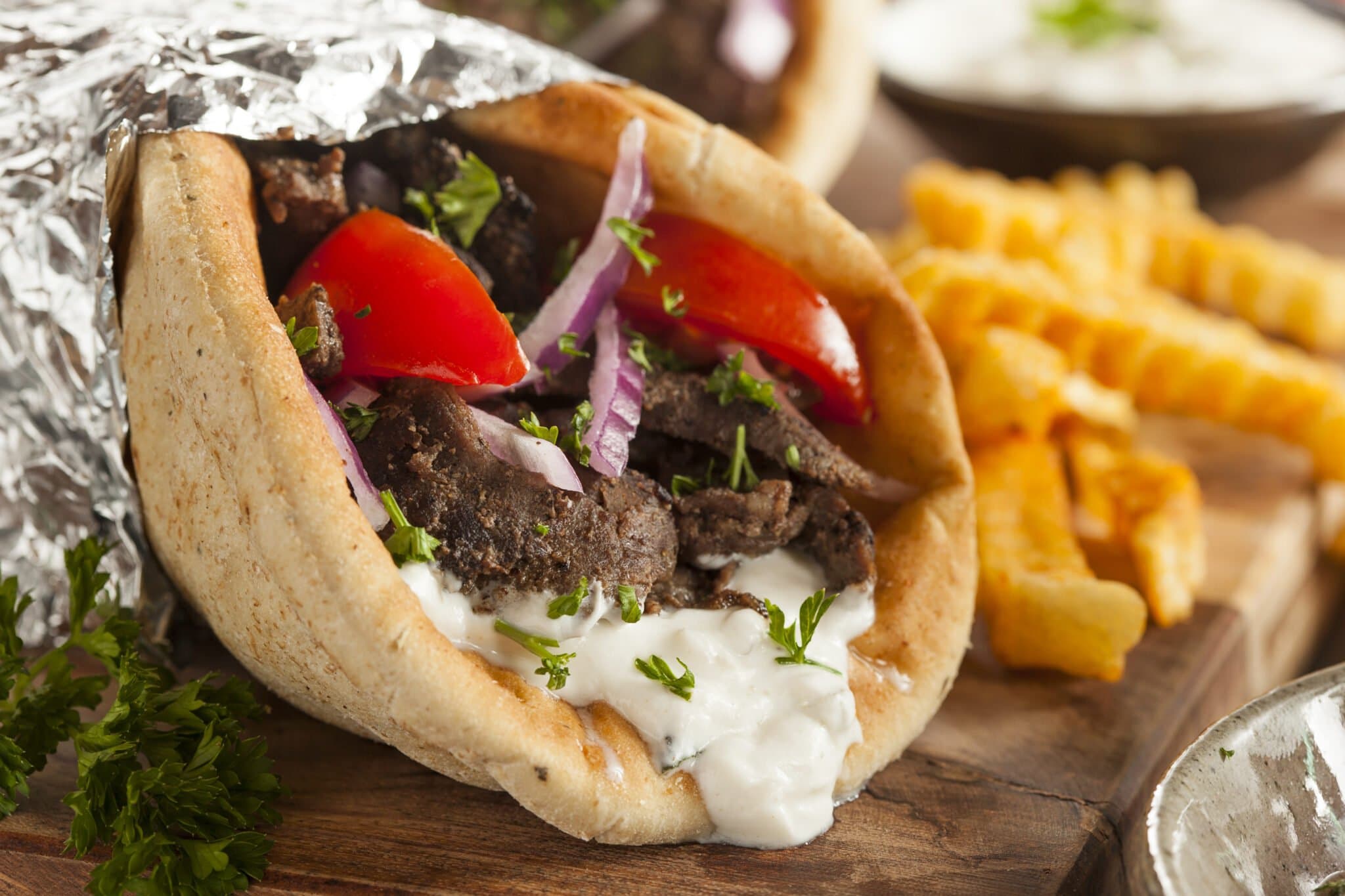 Gyro on Pita Bread