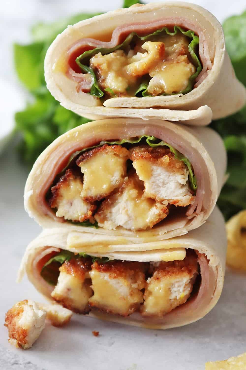 Chicken Cordon Bleu Wrap