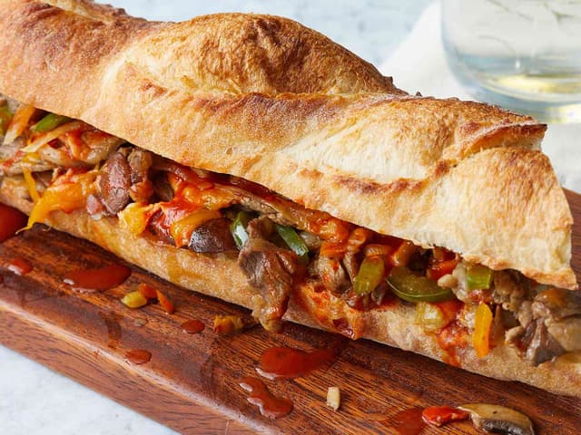 Pizza Steak Sandwich