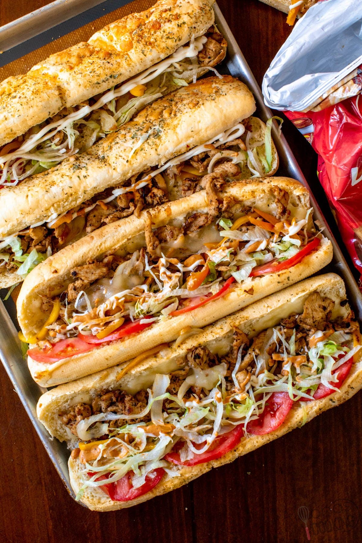 BBQ Chicken Cheese Steak Sandwich