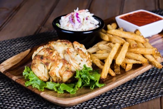 Crab Cake with Fries